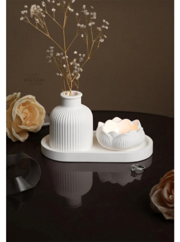Lucky Bees 3-delige deco- & kaarsset wit