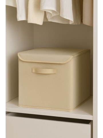 Lucky Bees Opbergkist crème - (B)30 x (H)30 x (D)30 cm
