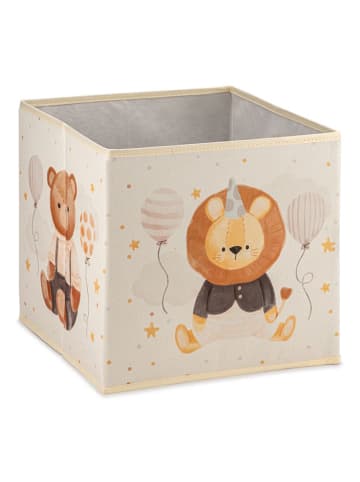 Lucky Bees Opbergmand beige/oranje - (B)30 x (H)30 x (D)30 cm