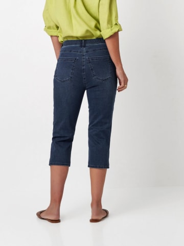 Relaxed by TONI Jeans-Caprihose "Meine beste Freundin" in Dunkelblau