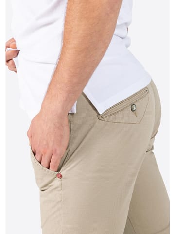 Timezone Spodnie chino "Janno" - Slim fit - w kolorze beżowym