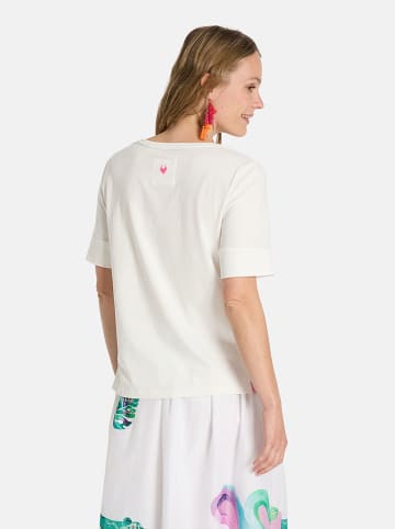 LIEBLINGSSTÜCK Shirt "Diane" wit/meerkleurig