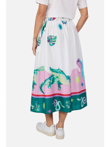 LIEBLINGSSTÜCK Rok "Rahel" wit/meerkleurig