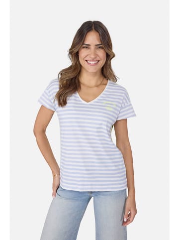LIEBLINGSSTÜCK Shirt "Dolly" paars/wit/geel