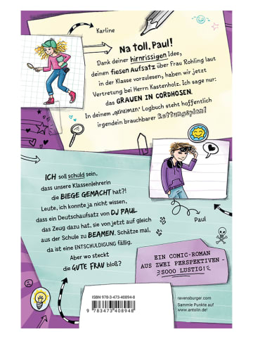 Ravensburger Jugendroman "Tagebuch - Wie mein durchgeknallter Bruder meine Klassenlehrerin verschwinden ließ"