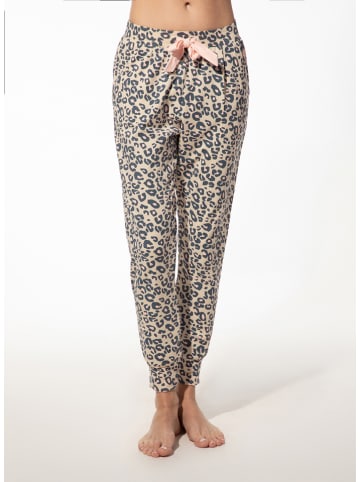 SHORT STORIES Pyjamabroek beige/donkerblauw