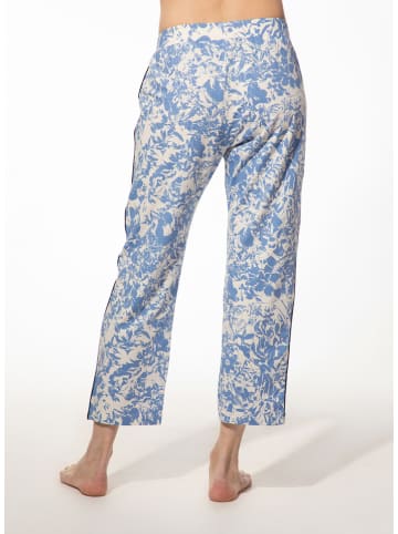 SHORT STORIES Pyjama-Hose in Blau/ Weiß