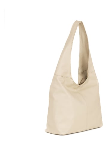Anna Morellini Leren shopper "Barga" beige - (B)33 x (H)32 x (D)16 cm