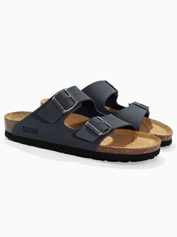 BACKSUN Slippers "Bali" antraciet