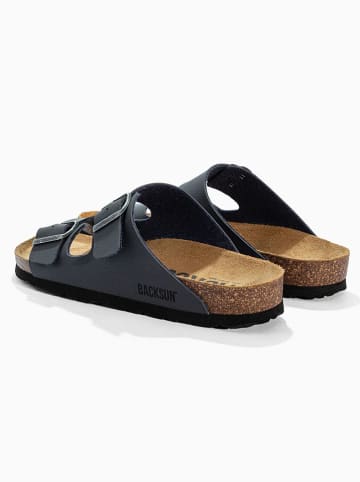 BACKSUN Slippers "Bali" antraciet