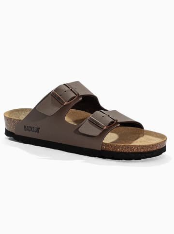BACKSUN Slippers "Bali" bruin