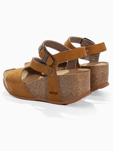 BACKSUN Keilsandaletten "Mael" in Camel