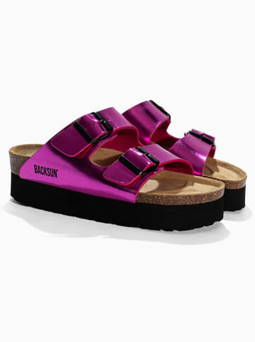 BACKSUN Pantoletten "Maldives" in Pink