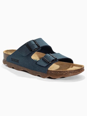 BACKSUN Slippers "Bali" donkerblauw