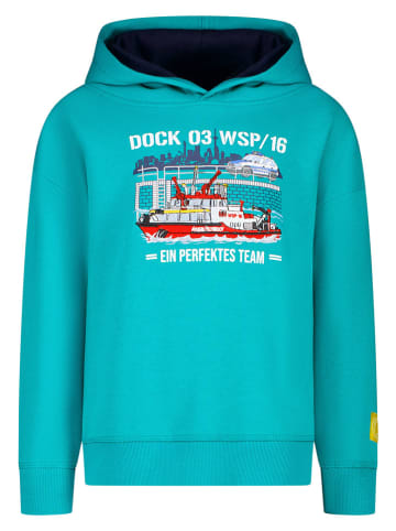 Salt and Pepper Hoodie in Türkis