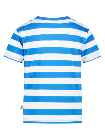 Salt and Pepper Shirt in Weiß/ Blau
