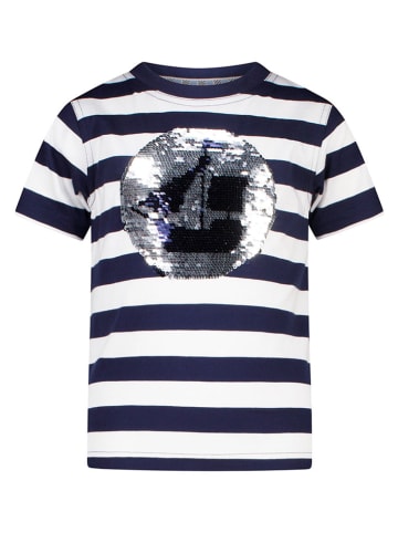 Salt and Pepper Shirt in Dunkelblau/ Weiß