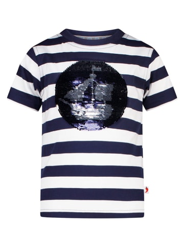Salt and Pepper Shirt in Dunkelblau/ Weiß