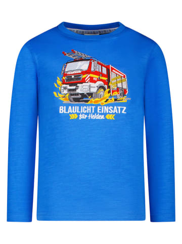 Salt and Pepper Longsleeve in Blau