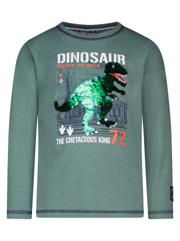 Salt and Pepper Longsleeve in Grün