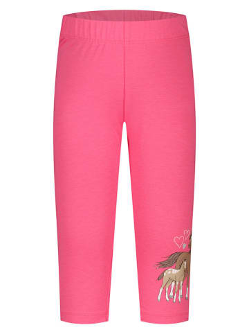 Salt and Pepper Capri-Leggings in Pink