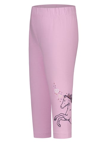 Salt and Pepper Capri-Leggings in Rosa