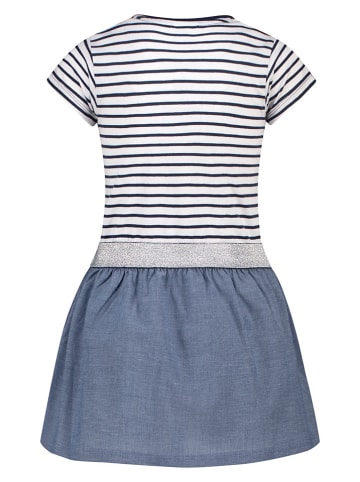 Salt and Pepper Jurk wit/donkerblauw