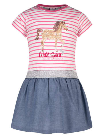 Salt and Pepper Jurk roze/wit
