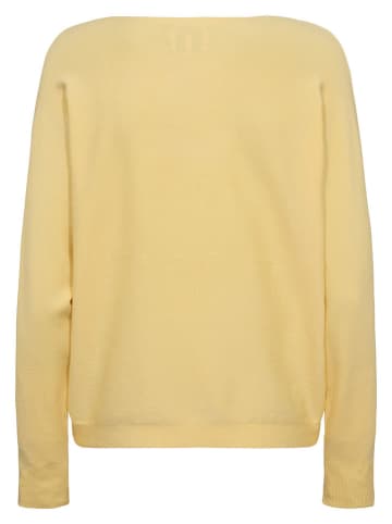 NÜMPH Sweter "Nudaya" w kolorze żółtym
