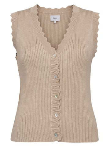 NÜMPH Weste "Nudeidra" in Beige