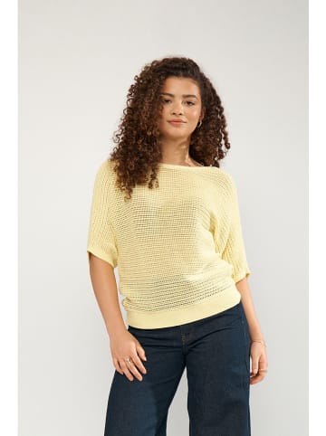 NÜMPH Sweter "Nuerikka" w kolorze żółtym