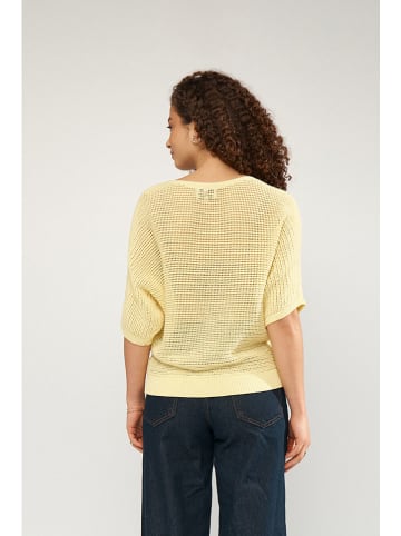 NÜMPH Sweter "Nuerikka" w kolorze żółtym