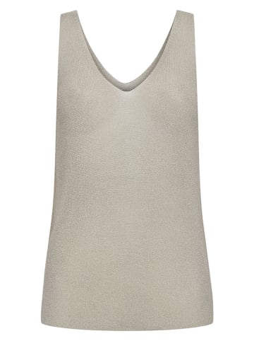 NÜMPH Top "Nuceria" zilverkleurig