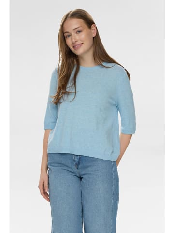 NÜMPH Sweter "Nucally" w kolorze błękitnym