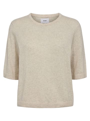 NÜMPH Sweter "Nucally" w kolorze beżowym