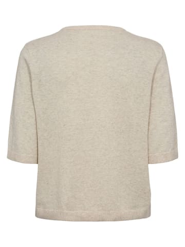 NÜMPH Sweter "Nucally" w kolorze beżowym