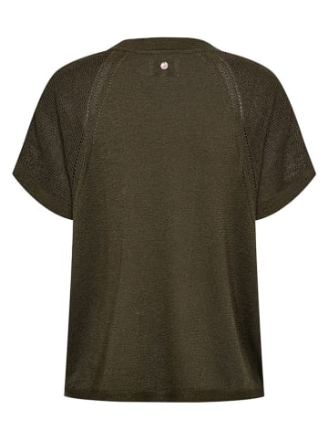 NÜMPH Sweter "Nudarlene" w kolorze khaki