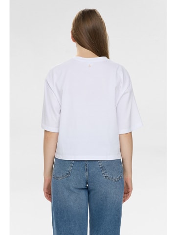 NÜMPH Shirt "Nufleura" wit