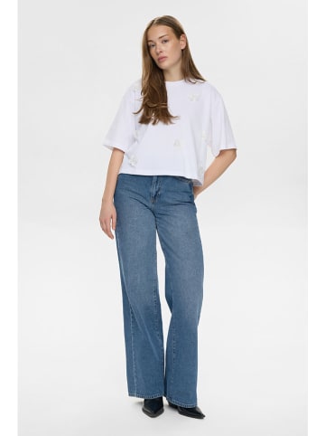 NÜMPH Shirt "Nufleura" wit