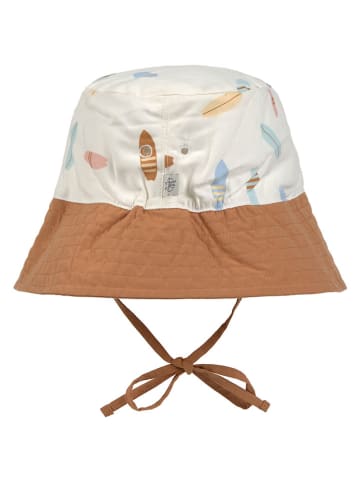 Lässig Sonnenhut in Creme/ Hellbraun