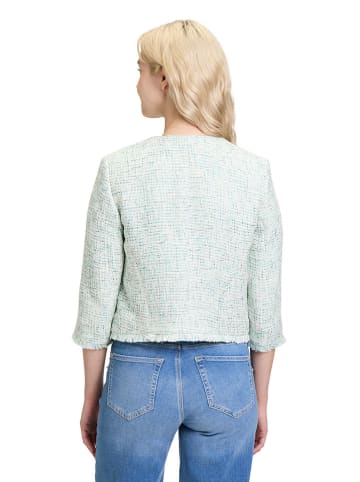 BETTY & CO Übergangsjacke in Hellblau/ Creme