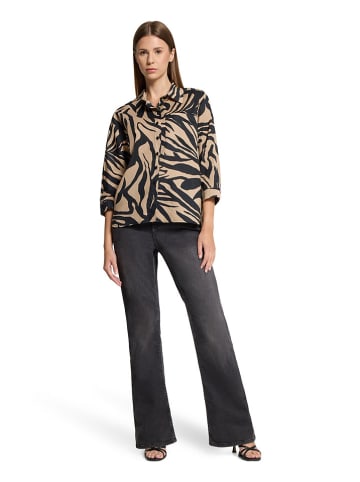 Betty Barclay Hemd in Beige/ Schwarz