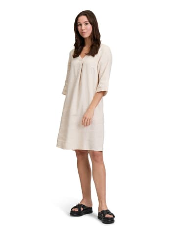 CARTOON Linnen jurk beige
