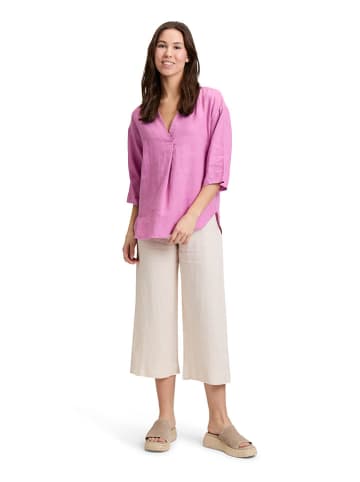 CARTOON Leinen-Bluse in Pink