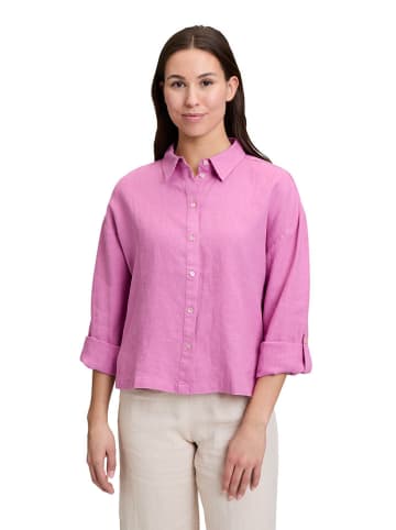 CARTOON Leinen-Hemd in Pink