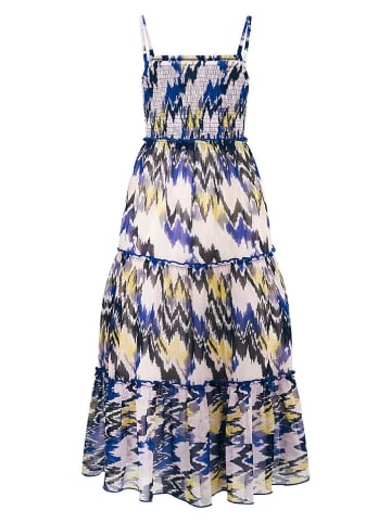 happy girls by Eisend Kleid in Creme/ Blau