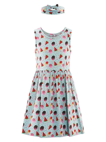 happy girls by Eisend 2-delige outfit lichtblauw