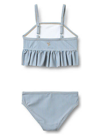 Wheat Bikini "Lærke" in Beige/ Blau