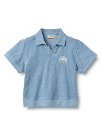 Wheat Koszulka polo "Marlo" w kolorze błękitnym