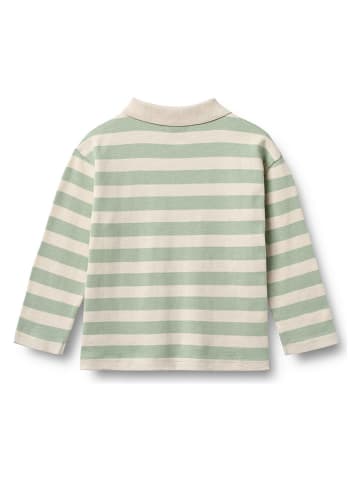 Wheat Poloshirt "Fred" groen/beige